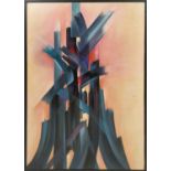 CHRISTIAN LE MASSON, 'Abstract', oil on canvas, 81cm x 54cm, signed verso, framed.