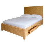 PAOLO MOSCHINO CUBO FOUR DRAWERS BED, 158cm W.