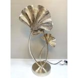 TOMMASO BARBI INSPIRED TABLE LAMP, 80cm H x 38cm W x 26cm D, ginkgo leaf design.