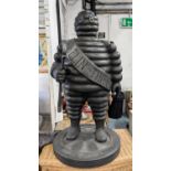 MICHELIN MAN, reproduction sculptural resin study, 117cm H approx.