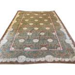 PARSUA ARTS AND CRAFTS DESIGN CARPET, 360cm x 267cm.