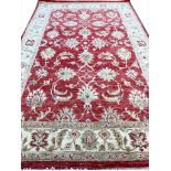 SULTANABAD RUG, 215cm x 136cm.