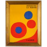 ALEXANDER CALDER, Abstract, lithograph, printed by Maeght, 38cm x 28cm.