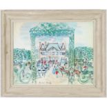RAOUL DUFY, Le Hars du Pin, lithograph, signed in the plate, French Montparnasse frame, 51cm x 64cm.