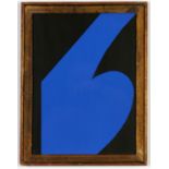 ELLSWORTH KELLY, Blue, original lithograph 1958, printed by Maeght, 38cm x 28cm.