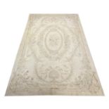 AUBUSSON SAVONNERIE DESIGN CARPET, 280cm x 180cm.