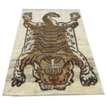 TIBETAN TIGER RUG, 230cm x 170cm.