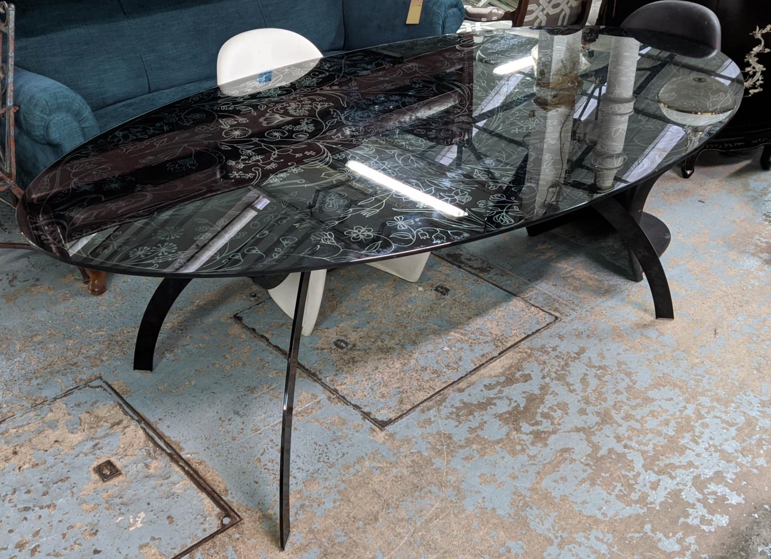 MOROSO OVAL TABLE BY TORD BOONTJE, 220cm x 125cm x 76cm.