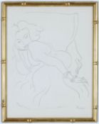 HENRI MATISSE, collotype E5, signed in the plate, Suite: Themes and Variations Edn 950, 1943 printed
