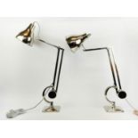 JULIAN CHICHESTER SLY COUNTER BALANCE LAMPS, a pair, each approx 57cm tall. (2)