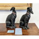 LLADRO ITALIAN GREYHOUNDS, two (2).