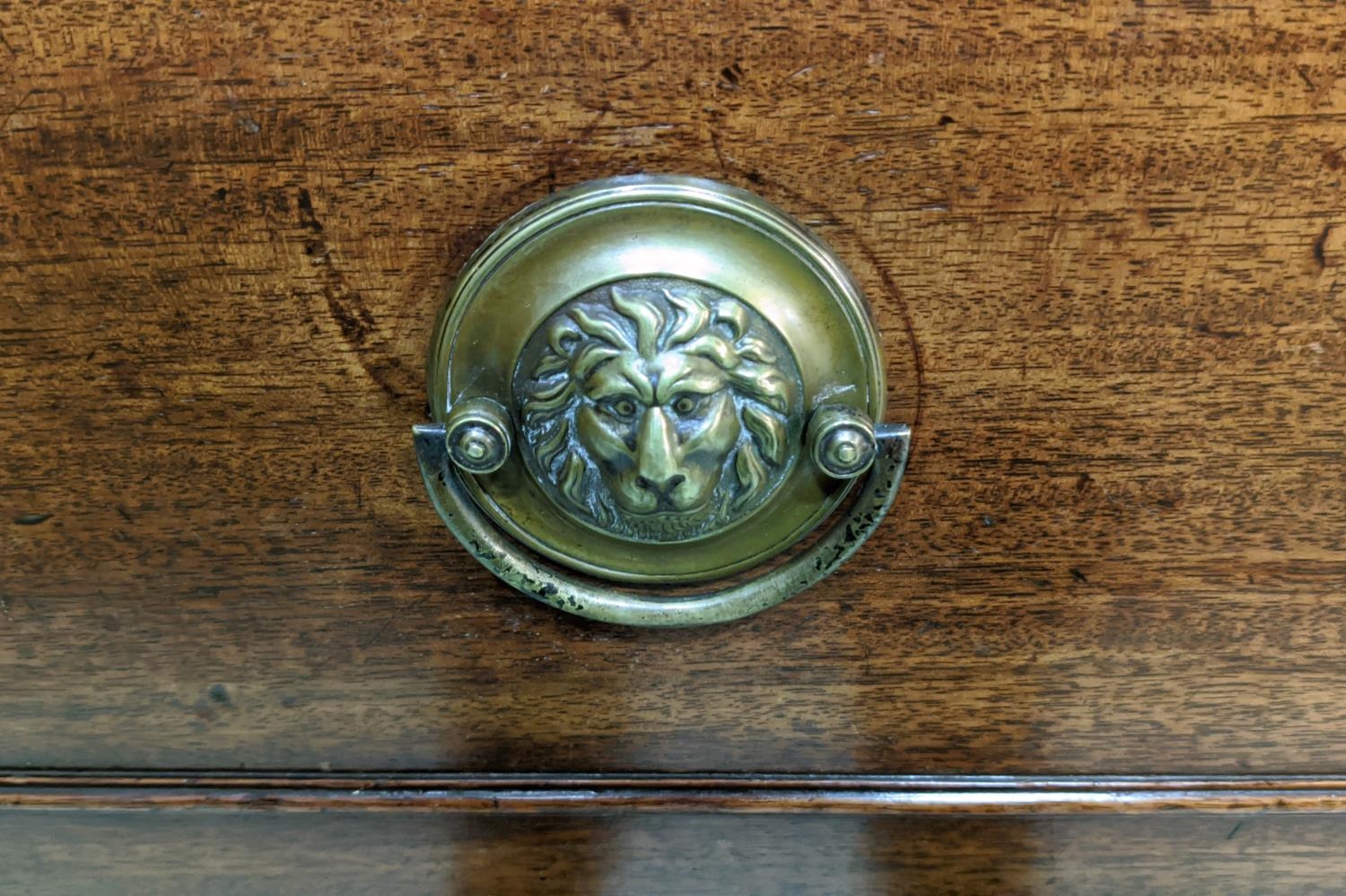 SECRETAIRE BOOKCASE, 110cm W x 45cm D x 188cm H, George III mahogany with two glazed doors, - Image 4 of 11