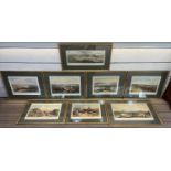 LITHOGRAPHS OF THE CRIMEAN WAR, a set of eight, uniformly mounted and framed, largest 78cm x