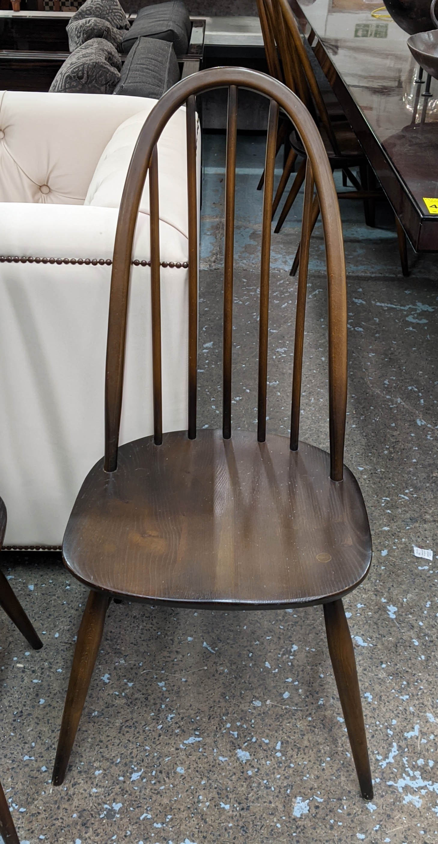 ERCOL QUAKER CHAIRS, a set of eight, 97cm H, vintage 20th century. (8) - Image 2 of 8