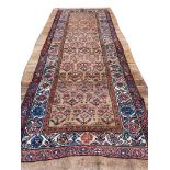 ANTIQUE SERAPI RUNNER, 286x112.