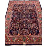 FINE PERSIAN KURDISH BIJAR CARPET, size 260x201.