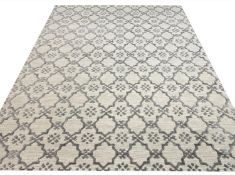 CONTEMPORARY SILK AND WOOL CARPET, size 300x240.