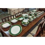 SPODE DINNER SERVICE, 'Royal Windsor' pattern, including six dinner plates, six side plates, six