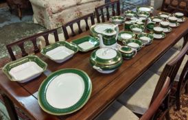 SPODE DINNER SERVICE, 'Royal Windsor' pattern, including six dinner plates, six side plates, six