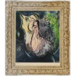 MARC CHAGALL, Saint Paul de Vence, stamp-signed lithograph, numbered edition of 5000, Euroart –