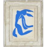 HENRI MATISSE, Nu Bleu II – signed in the plate, original lithograph from the 1954 edition, after