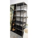 MERIDIANI HARDY BOOKCASES 45, a pair, by Andrea Parisio, 45cm x 45cm x 185cm. (2)