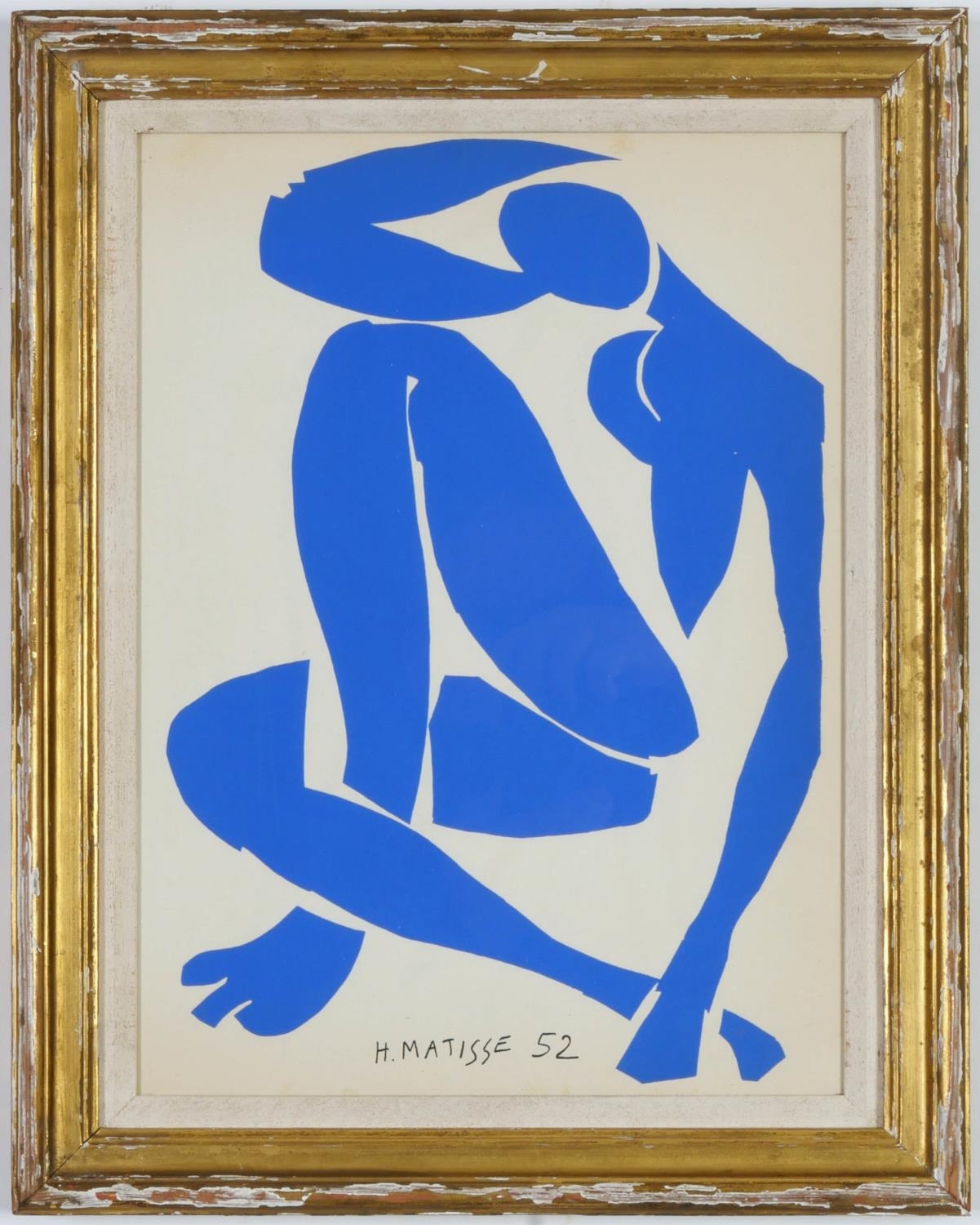 HENRI MATISSE, set of four Blue Nudes, Nu Bleu VI, Nu Bleu III, Nu Bleu XII, Nu Bleu IX, signed in - Image 2 of 5