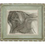 HENRI MATISSE, Reclining Woman F1, Collotype – Edn:950 - 1943, Suite: Themes & Variations, printed