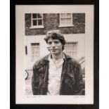 DAVE HOGAN, 'Mick Jagger', photoprint, signed, titled and dated 1983 in pencil to mount, 59cm x