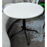 VITRA BELLEVILLE ROUND TABLE, by Ronan & Erwan Bouroullec, 80cm diam x 72cm H.