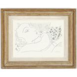 HENRI MATISSE, Reclining Woman, L2, signed in the plate, collotype, edition 950, 1943, suite, themes