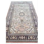 FINE SILK HEREKE RUG, 155cm x 94cm.