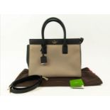 KATE SPADE CAMERON STREET CANDACE BAG, bicolour leather with two top handles, top closure