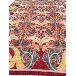 ARTS AND CRAFTS DESIGN CARPET, 470cm x 277cm, voysey inspired.