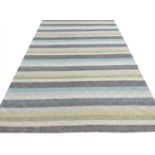 CONTEMPORARY FLATWEAVE CARPET, 300cm x 201cm.