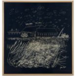 JOHN PIPER, Snape Maltings, signed in the plate, screenprint on silk. (Subject to ARR - see Buyers