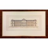 JAN LUZIG, 'Blenheim Palace and others', lithographs, 14cm x 37.5cm, signed and numbered in