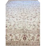 PART SILK ISPHAHAN DESIGN CARPET, 350cm x 270cm.