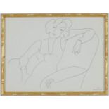 HENRI MATISSE, collotype B3, edition 950, suite Themes and Variations 1943, printed by Martin