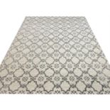 CONTEMPORARY SILK AND WOOL CARPET, size 300x240.