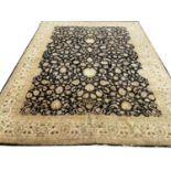 FINE INDIAN AGRA CARPET, 300cm x 244cm.