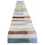 ART DECO STYLE TIBET RUNNER, 505cm x 90cm.