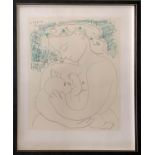 PABLO PICASSO, 'Le Grand Maternite', lithograph on Arches paper, 63cm x 49cm, published by Spadem,