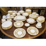 MINTON DINNER SERVICE, 'Winchester' including 23 salad plates, 25 dinner plates, 24 side plates,