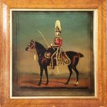 ESCHAUZIER AND MANSION 'Officers of the British Army No 42 (mounted portrait of an officer of the