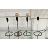DESIGN HOUSE STOCKHOLM CORD MINI LAMPS, a set of four, by Form is with Love, 39cm H, including two