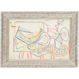 PABLO PICASSO, Composition, signed in the plate, lithograph, circa 1940s, published by School