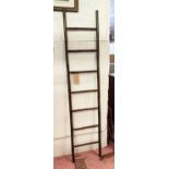 LADDER, 40cm W x 188cm H, Oriental bamboo style.