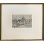 FRANCESCO MARINO, 'Circus', pencil on paper, 15cm x 23cm, framed.