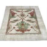 FINE ARTS AND CRAFTS DESIGN RUG, 178cm x 183cm.